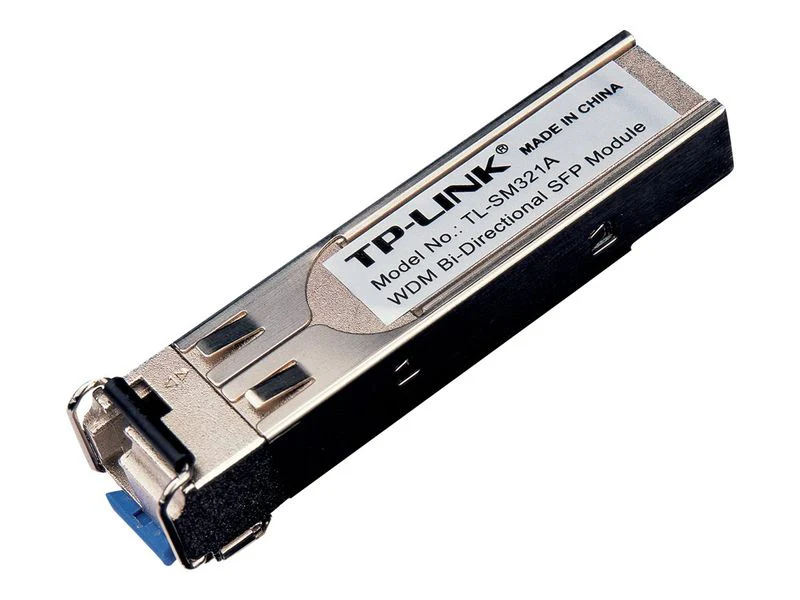 TP-Link TL-SM321A V3 - SFP (mini-GBIC) transceiver module - 1GbE - 1000Base-BX - LC/UPC single-mode - up to 20 km - 1310 (RX) / 1550 (TX) nm